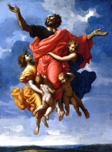 The Rapture of Saint Paul Painting | Nicolas Poussin Oil Paintings