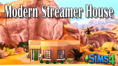 Sims 4 Build, Streamers, Oasis, Building, Modern, House, Trendy Tree, Home, Paper Streamers