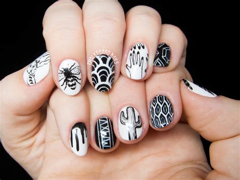 Nail Designs 2025 Black And White - Heddie Yasmeen