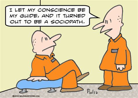 conscience guide sociopath By rmay | Philosophy Cartoon | TOONPOOL
