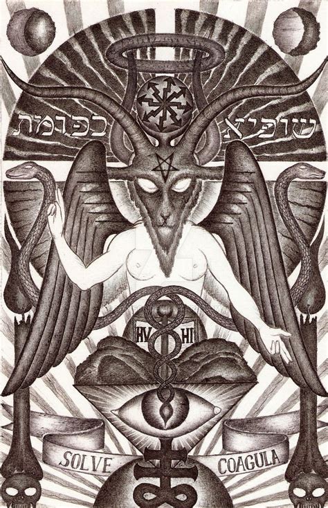 Baphomet 2 | Сатанинское искусство, Бафомет, Демонология