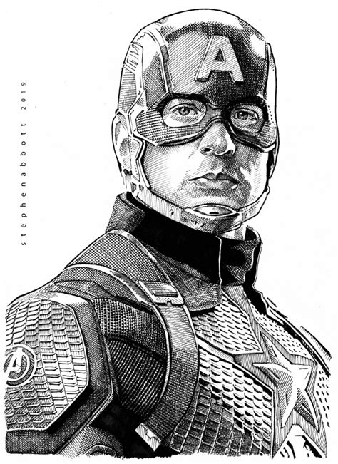 Captain America, Chris Evans by Stefanosart | Capitan america dibujo ...