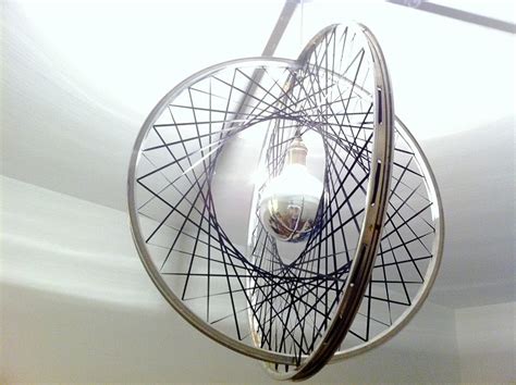 HOW TO make a bicycle rim pendant light | Diy pendant light, Diy ...