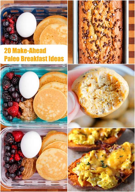 20 Make-Ahead Paleo Breakfast Ideas - Smile Sandwich