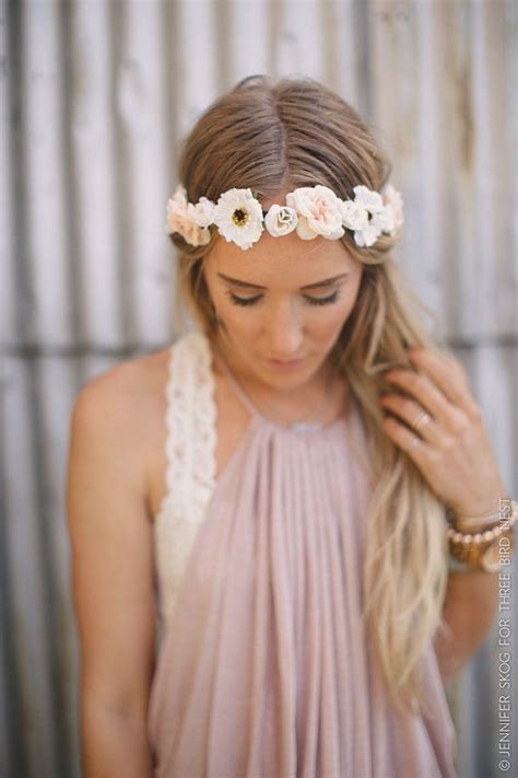 ☮ Łą √ɨƹ βǿɦèʍƹ ☮ Bohemian Wedding Headpiece, Flower Headband Wedding ...