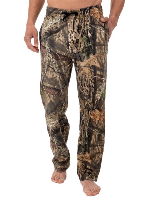 Mossy Oak Men's Relaxed Fit Camo Fleece Sweatpants - Walmart.com