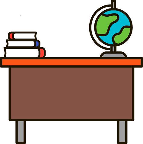 Student At Desk Clipart