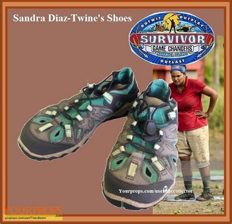 Survivor Game Changers Sandra Diaz-Twine's Shoes original TV series prop