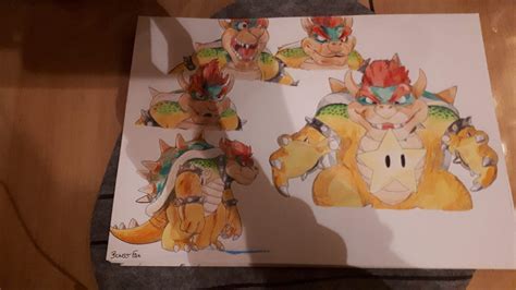 Movie Bowser (1/4) - traditional art | Mario Amino