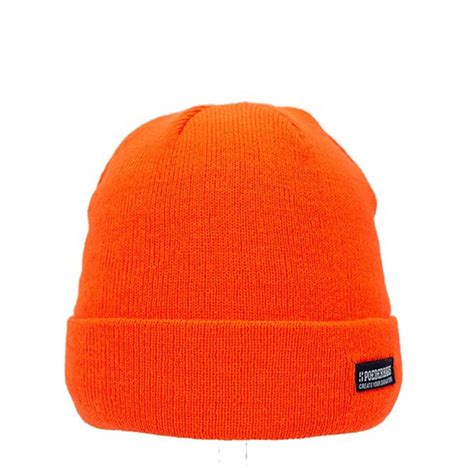 Colorful Basic beanie - orange - Create your signature, Enjoy Poederbaas!