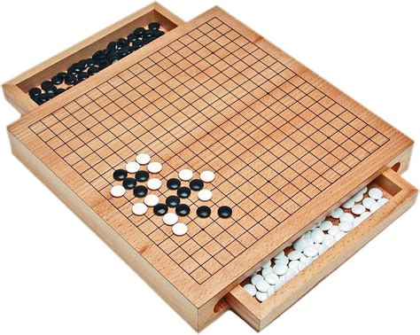 WE Games Wooden GO Board Game Set with Storage Thailand | Ubuy