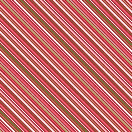 Peppermint Stripe Pink Background - Cup of Cheer by Kimberbell - 714329279299