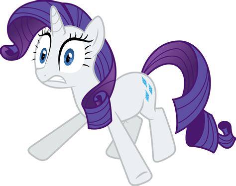 Startled Rarity by Delphince on DeviantArt