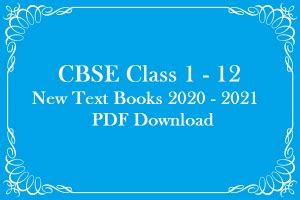 CBSE / NCERT Class 1 - 12 School Text Books - PDF Download - TAMNEWS