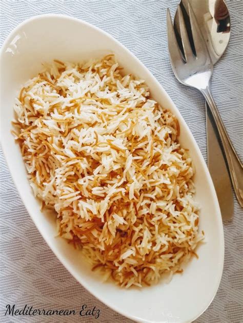 Lebanese Riz (Rice with Vermicelli) - Mediterranean Eatz | Lebanese ...