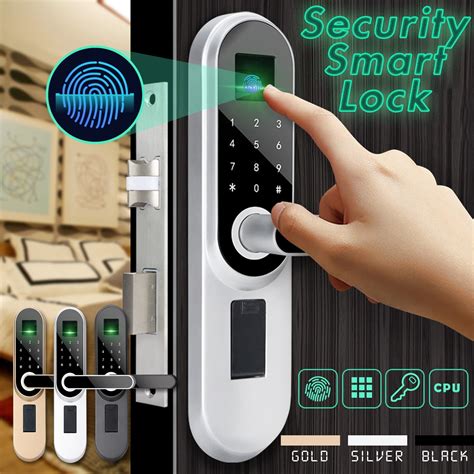 Smart Lock, Touchscreen - Password Fingerprint Door Lock with Security ...