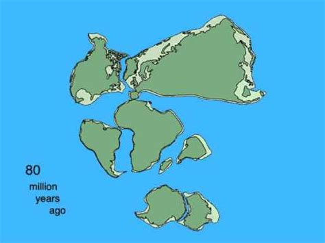 Pangea Breakup and Continental Drift Animation with Eurasian Deformation - YouTube