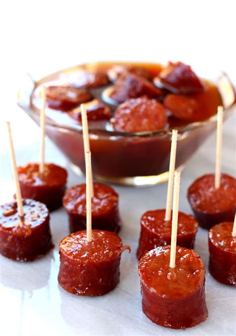 Slow Cooker Sriracha Honey Kielbasa - Mantitlement