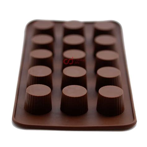 Jual CJ Cetakan Silikon Coklat Jelly Puding Praline Cylinder