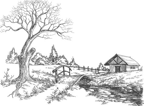 Landscape #165765 (Nature) – Free Printable Coloring Pages