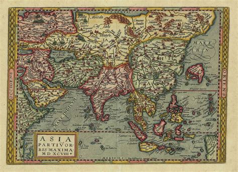 Antique Map of Asia by Quad (c.1600) - SOLD