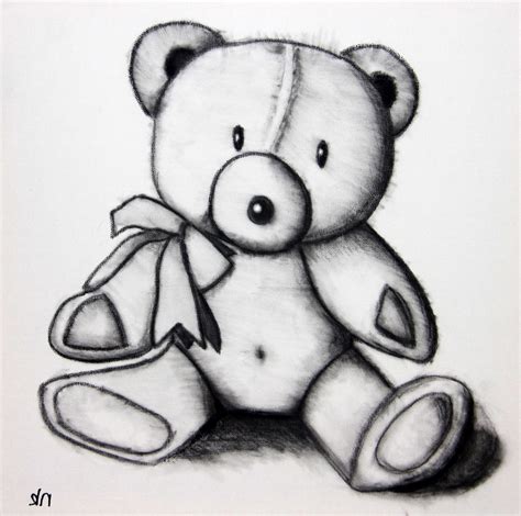 Pencil Sketch Of Teddy Bear at PaintingValley.com | Explore collection of Pencil Sketch Of Teddy ...