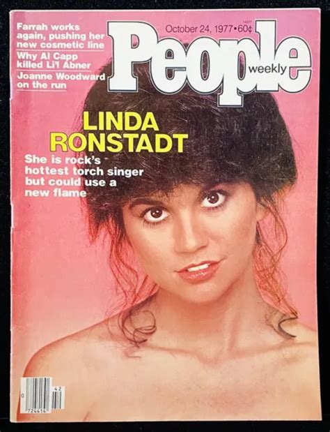 PEOPLE WEEKLY MAGAZINE October 24, 1977 Linda Ronstadt Cover No Address Label $24.99 - PicClick