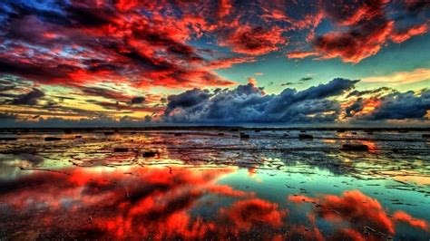 3840x2160 Wallpapers 4k Wallpaper Nature Red Clouds 4K | Free ...