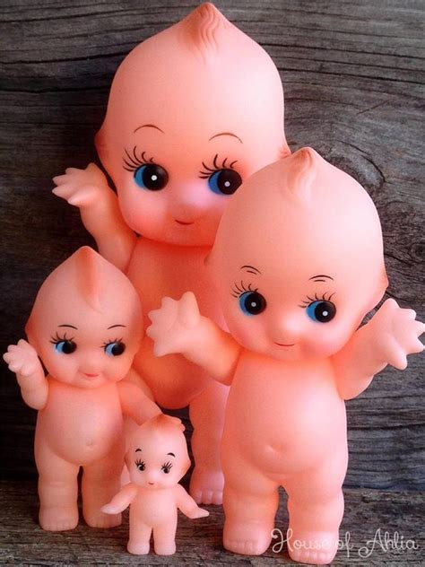 Kewpie Dolls Set of 4 - Made in Japan - Cute Baby Shower Decorations | Kewpie dolls, Doll sets ...