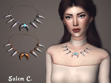 Sims 4 CC's - The Best: Fangs Necklace by SalemC