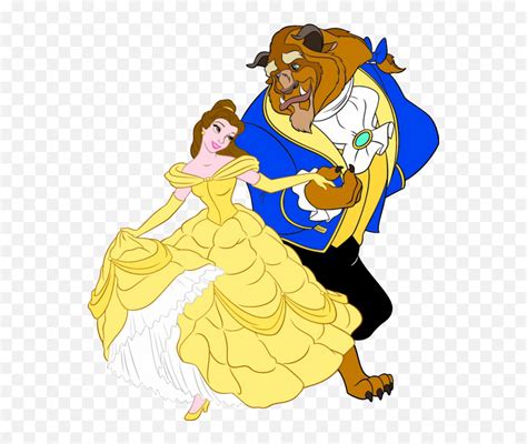 Png - Belle And The Beast Dancing,Beauty And The Beast Transparent ...
