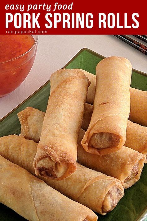 Pork Spring Rolls | Recipe in 2020 | Pork spring rolls, Food, Spring rolls