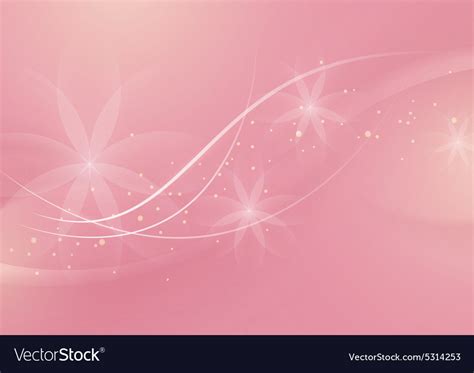 Abstract floral light pink background for design Vector Image