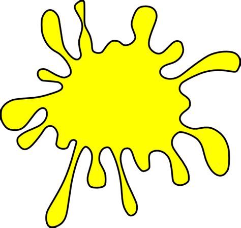 Yellow splatter clipart jpg – Clipartix