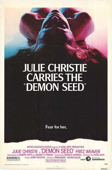 Demon Seed 1977 Movie Review | Horror movie posters, Movie posters ...