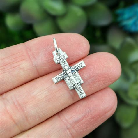 Cross of Saint Francis of Assisi | San Damiano Crucifix Pendant – Small Devotions