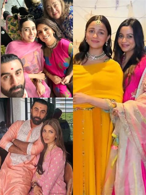 Alia Bhatt baby shower: Ranbir Kapoor's family selfie; Shaheen Bhatt, Anushka Ranjan pose with ...