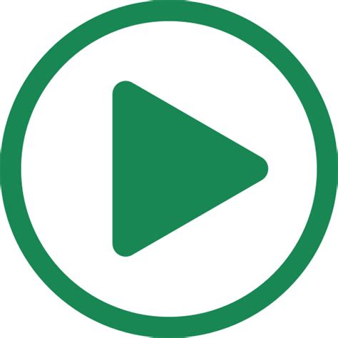 Play green button - Music & Multimedia Icons