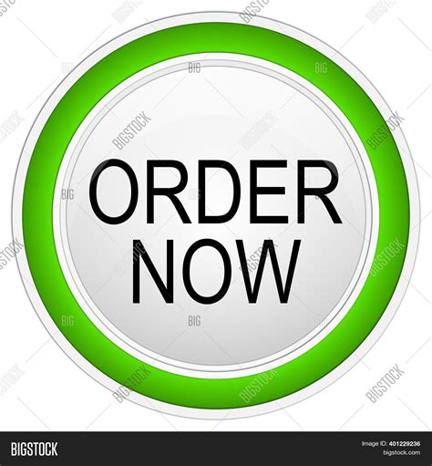 Green Order Now Button Image & Photo (Free Trial) | Bigstock