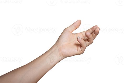 Man hand gesture isolated. 10870052 PNG