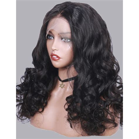 Loose Wave Soft Lace 13x4 Lace Front Wig Human Hair Wigs Pre-Plucked Loose Wave Brazilian Virgin ...