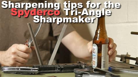 Spyderco Tri Angle Sharpmaker Tips and How to Use It. - YouTube