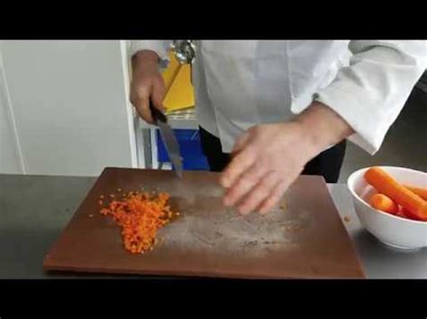 Cutting Techniques: How to Brunoise Vegetables - YouTube