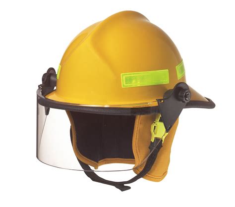 CAIRNS Yellow Fire Helmet, Shell Material: Fiberglass, Ratchet ...