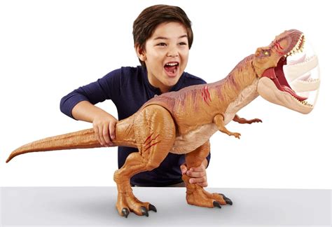 Best Buy: Mattel Jurassic World Battle Damage Roarin' Super Colossal Tyrannosaurus Rex FVP48