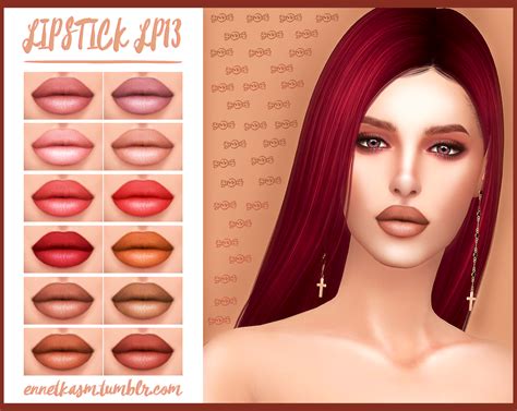 The Sims, Sims 4 Cas, Sims Cc, Electronic Art, Lip Makeup, Highlighter, Lipstick, Skin, Download