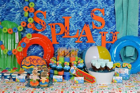 Semi Homemade Splish Splash Pool Party | Recipe | Kids pool party ...