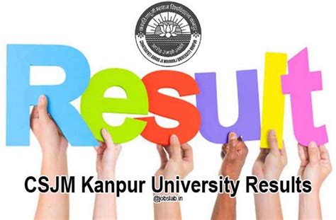 CSJM Kanpur University Results 2017 Available for Regular/Private Exams