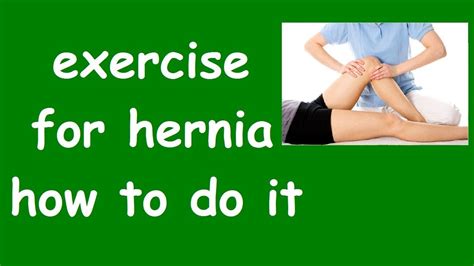 exercise for hernia how to do it | revive hernia fast | before and after... in 2020 | Exercise ...