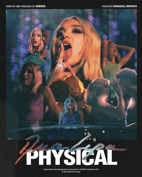 Dua Lipa - Physical (music video poster) by roisadiaz on DeviantArt